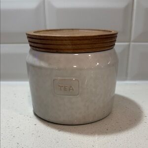 Ceramic Tea Canister with Wooden Lid Hearth & Hand